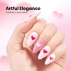image:imageBeetles Pink Gel Polish  Strawberry Cream 15ML051Fl Oz Light Pink Gel Nail Polish Same Color Same Bottle Soak Off UV LED Lamp Summer Nails Art LongLasting Manicure Salon DIY HomeB  Creme Pink  Milky Petal