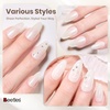 image:imageBeetles Pink Gel Polish  Strawberry Cream 15ML051Fl Oz Light Pink Gel Nail Polish Same Color Same Bottle Soak Off UV LED Lamp Summer Nails Art LongLasting Manicure Salon DIY HomeA  Sheer White  Vanilla Scoop