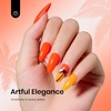 image:imageBeetles Pink Gel Polish  Strawberry Cream 15ML051Fl Oz Light Pink Gel Nail Polish Same Color Same Bottle Soak Off UV LED Lamp Summer Nails Art LongLasting Manicure Salon DIY HomeM  Creme Orange  Bright Orange
