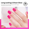 image:imageBeetles Pink Gel Polish  Strawberry Cream 15ML051Fl Oz Light Pink Gel Nail Polish Same Color Same Bottle Soak Off UV LED Lamp Summer Nails Art LongLasting Manicure Salon DIY HomeVibrant Night