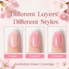 image:imageBeetles Pink Gel Polish  Strawberry Cream 15ML051Fl Oz Light Pink Gel Nail Polish Same Color Same Bottle Soak Off UV LED Lamp Summer Nails Art LongLasting Manicure Salon DIY HomeA  Sheer Pink  Sakura Sparkle