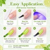 image:imageBeetles Pink Gel Polish  Strawberry Cream 15ML051Fl Oz Light Pink Gel Nail Polish Same Color Same Bottle Soak Off UV LED Lamp Summer Nails Art LongLasting Manicure Salon DIY HomeH  Flakie Green  Lime Shock