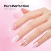 image:imageBeetles Pink Gel Polish  Strawberry Cream 15ML051Fl Oz Light Pink Gel Nail Polish Same Color Same Bottle Soak Off UV LED Lamp Summer Nails Art LongLasting Manicure Salon DIY HomeB  Creme Pink  Milky Petal