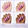 image:imageBeetles Pink Gel Polish  Strawberry Cream 15ML051Fl Oz Light Pink Gel Nail Polish Same Color Same Bottle Soak Off UV LED Lamp Summer Nails Art LongLasting Manicure Salon DIY HomeJ  Creme Purple  Purple Garden Stroll