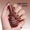 image:imageBeetles Pink Gel Polish  Strawberry Cream 15ML051Fl Oz Light Pink Gel Nail Polish Same Color Same Bottle Soak Off UV LED Lamp Summer Nails Art LongLasting Manicure Salon DIY HomeI  Creme Brown  Brown