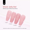 image:imageBeetles Pink Gel Polish  Strawberry Cream 15ML051Fl Oz Light Pink Gel Nail Polish Same Color Same Bottle Soak Off UV LED Lamp Summer Nails Art LongLasting Manicure Salon DIY HomeNaked Rose