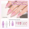 image:imageBeetles Pink Gel Polish Set  Ballet Rosa HemaFree Collection 6 Colors Nude Pink Colors Gel Kit with PreSwatched Color Card Soak Off UV LED Polish for DIY Nail Art Home Salon Gifts1Sheer Daylight