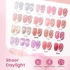 image:imageBeetles Pink Gel Polish Set  Ballet Rosa HemaFree Collection 6 Colors Nude Pink Colors Gel Kit with PreSwatched Color Card Soak Off UV LED Polish for DIY Nail Art Home Salon Gifts1Sheer Daylight