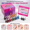 image:imageBeetles Pink Gel Polish Set  Ballet Rosa HemaFree Collection 6 Colors Nude Pink Colors Gel Kit with PreSwatched Color Card Soak Off UV LED Polish for DIY Nail Art Home Salon GiftsUrban Solitude