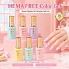 image:imageBeetles Pink Gel Polish Set  Ballet Rosa HemaFree Collection 6 Colors Nude Pink Colors Gel Kit with PreSwatched Color Card Soak Off UV LED Polish for DIY Nail Art Home Salon GiftsDreamy Dollhouse