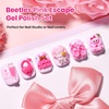 image:imageBeetles Pink Gel Polish Set  Ballet Rosa HemaFree Collection 6 Colors Nude Pink Colors Gel Kit with PreSwatched Color Card Soak Off UV LED Polish for DIY Nail Art Home Salon Gifts0Pink Escape