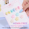 image:imageBeetles Pink Gel Polish Set  Ballet Rosa HemaFree Collection 6 Colors Nude Pink Colors Gel Kit with PreSwatched Color Card Soak Off UV LED Polish for DIY Nail Art Home Salon GiftsCream Pastels