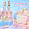 image:imageBeetles Pink Gel Polish Set  Ballet Rosa HemaFree Collection 6 Colors Nude Pink Colors Gel Kit with PreSwatched Color Card Soak Off UV LED Polish for DIY Nail Art Home Salon GiftsCream Pastels
