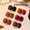 image:imageBeetles Pink Gel Polish Set  Ballet Rosa HemaFree Collection 6 Colors Nude Pink Colors Gel Kit with PreSwatched Color Card Soak Off UV LED Polish for DIY Nail Art Home Salon Gifts000Midnight Serenity