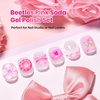 image:imageBeetles Pink Gel Polish Set  Ballet Rosa HemaFree Collection 6 Colors Nude Pink Colors Gel Kit with PreSwatched Color Card Soak Off UV LED Polish for DIY Nail Art Home Salon GiftsSummer Heartbeat