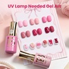 image:imageBeetles Pink Gel Polish Set  Ballet Rosa HemaFree Collection 6 Colors Nude Pink Colors Gel Kit with PreSwatched Color Card Soak Off UV LED Polish for DIY Nail Art Home Salon GiftsBallet Rosa