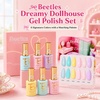 image:imageBeetles Pink Gel Polish Set  Ballet Rosa HemaFree Collection 6 Colors Nude Pink Colors Gel Kit with PreSwatched Color Card Soak Off UV LED Polish for DIY Nail Art Home Salon GiftsDreamy Dollhouse
