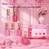 image:imageBeetles Pink Gel Polish Set  Ballet Rosa HemaFree Collection 6 Colors Nude Pink Colors Gel Kit with PreSwatched Color Card Soak Off UV LED Polish for DIY Nail Art Home Salon Gifts0Pink Escape