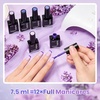 image:imageBeetles Pink Gel Polish Set  Summer Heartbeat 6 Colors Summer Gel Nail Polish Set Soak Off UV LED Pink Nails Art LongLasting Manicure Salon DIY Home Holiday Nails ArtLilac Reverie