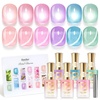 image:imageBeetles Pink Gel Polish Set  Ballet Rosa HemaFree Collection 6 Colors Nude Pink Colors Gel Kit with PreSwatched Color Card Soak Off UV LED Polish for DIY Nail Art Home Salon Gifts000Petal Charm