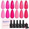 image:imageBeetles Pink Gel Polish Set  Summer Heartbeat 6 Colors Summer Gel Nail Polish Set Soak Off UV LED Pink Nails Art LongLasting Manicure Salon DIY Home Holiday Nails ArtSummer Heartbeat