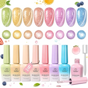 image:imageBeetles Neon Gel Nail Polish  Dreamy Summer Nails Art 6 Colors Hot Pink Blue Yellow Green Summer Gel Nail Polish Set Soak Off UV LED Bright Rainbow Neon Nails Art LongLasting Manicure Salon000Bubbly Mixology