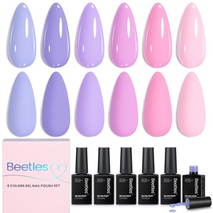 image:imageBeetles Neon Gel Nail Polish  Dreamy Summer Nails Art 6 Colors Hot Pink Blue Yellow Green Summer Gel Nail Polish Set Soak Off UV LED Bright Rainbow Neon Nails Art LongLasting Manicure SalonFloral Reverie