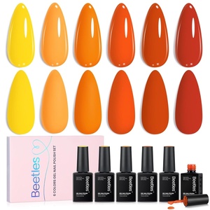 image:imageBeetles Pink Gel Nail Polish Set  Rosy Diamond Hot Pink Glitter Gel Polish 6 Colors Sparkly Soak Off UV LED Gel Nail Polish for DIY Nail Art Salon Manicure Gift for Women00Twilight Warmth