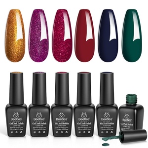 image:imageBeetles Pink Gel Nail Polish Set  Rosy Diamond Hot Pink Glitter Gel Polish 6 Colors Sparkly Soak Off UV LED Gel Nail Polish for DIY Nail Art Salon Manicure Gift for Women000Boujee Gala