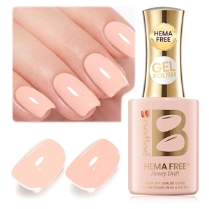 image:imageBeetles Pink Gel Polish  Baby Flush Full Size 15ML051Fl Oz Hema Free Pink Gel Nail Polish Soak Off UV LED Lamp Bright Summer Nails Art Manicure Salon DIY NailsB  Creme  Honey Drift