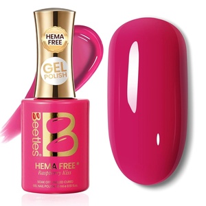 image:imageBeetles Pink Gel Polish  Baby Flush Full Size 15ML051Fl Oz Hema Free Pink Gel Nail Polish Soak Off UV LED Lamp Bright Summer Nails Art Manicure Salon DIY NailsB  Creme Pink  Raspberry Kiss