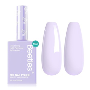 image:imageBeetles Pink Gel Polish  Baby Flush Full Size 15ML051Fl Oz Hema Free Pink Gel Nail Polish Soak Off UV LED Lamp Bright Summer Nails Art Manicure Salon DIY NailsJ  Creme Purple  Lavender Haze