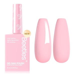 image:imageBeetles Pink Gel Polish  Baby Flush Full Size 15ML051Fl Oz Hema Free Pink Gel Nail Polish Soak Off UV LED Lamp Bright Summer Nails Art Manicure Salon DIY NailsB  Creme Pink  Fairy Floss