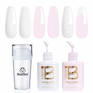 image:imageBeetles Pink Gel Polish  Baby Flush Full Size 15ML051Fl Oz Hema Free Pink Gel Nail Polish Soak Off UV LED Lamp Bright Summer Nails Art Manicure Salon DIY Nails0Peach Mousse