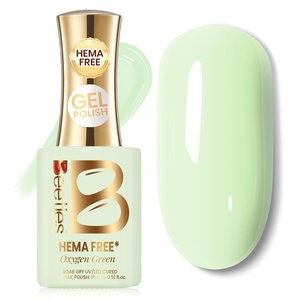 image:imageBeetles Pink Gel Polish  Baby Flush Full Size 15ML051Fl Oz Hema Free Pink Gel Nail Polish Soak Off UV LED Lamp Bright Summer Nails Art Manicure Salon DIY NailsH  Creme Green  Oxygen Green