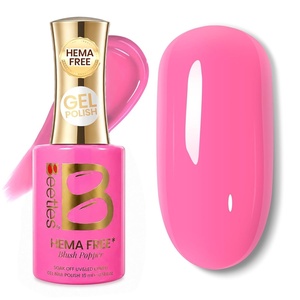 image:imageBeetles Pink Gel Polish  Baby Flush Full Size 15ML051Fl Oz Hema Free Pink Gel Nail Polish Soak Off UV LED Lamp Bright Summer Nails Art Manicure Salon DIY NailsB  Creme Pink  Blush Popper