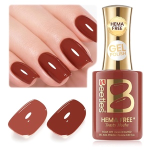 image:imageBeetles Pink Gel Polish  Baby Flush Full Size 15ML051Fl Oz Hema Free Pink Gel Nail Polish Soak Off UV LED Lamp Bright Summer Nails Art Manicure Salon DIY NailsI  Creme Brown  Toasty Mocha
