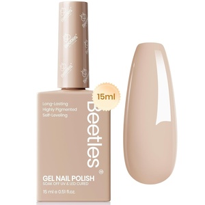 image:imageBeetles Pink Gel Polish  Baby Flush Full Size 15ML051Fl Oz Hema Free Pink Gel Nail Polish Soak Off UV LED Lamp Bright Summer Nails Art Manicure Salon DIY NailsE  Creme Nude  Cozy Vibes