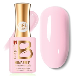 image:imageBeetles Pink Gel Polish  Baby Flush Full Size 15ML051Fl Oz Hema Free Pink Gel Nail Polish Soak Off UV LED Lamp Bright Summer Nails Art Manicure Salon DIY NailsB  Creme Pink  Strawberry Milk
