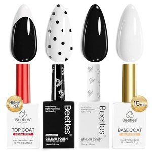 image:imageBeetles Pink Gel Polish  Baby Flush Full Size 15ML051Fl Oz Hema Free Pink Gel Nail Polish Soak Off UV LED Lamp Bright Summer Nails Art Manicure Salon DIY Nails000Ink Snow Twins