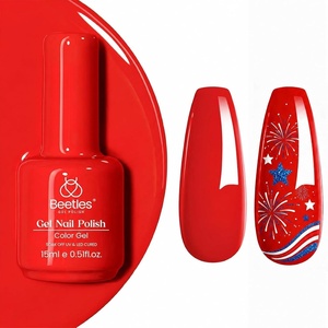 image:imageBeetles Pink Gel Polish  Strawberry Cream 15ML051Fl Oz Light Pink Gel Nail Polish Same Color Same Bottle Soak Off UV LED Lamp Summer Nails Art LongLasting Manicure Salon DIY HomeC  Creme Red  Scarlet Red