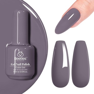 image:imageBeetles Pink Gel Polish  Strawberry Cream 15ML051Fl Oz Light Pink Gel Nail Polish Same Color Same Bottle Soak Off UV LED Lamp Summer Nails Art LongLasting Manicure Salon DIY HomeN  Creme Grey  Grayish Purple