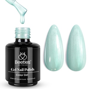 image:imageBeetles Pink Gel Polish  Strawberry Cream 15ML051Fl Oz Light Pink Gel Nail Polish Same Color Same Bottle Soak Off UV LED Lamp Summer Nails Art LongLasting Manicure Salon DIY HomeMint Green Pearlescent