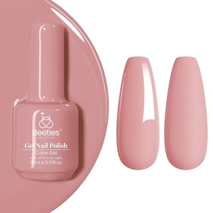 image:imageBeetles Pink Gel Polish  Strawberry Cream 15ML051Fl Oz Light Pink Gel Nail Polish Same Color Same Bottle Soak Off UV LED Lamp Summer Nails Art LongLasting Manicure Salon DIY HomeE  Creme Nude  Dusty Mauve
