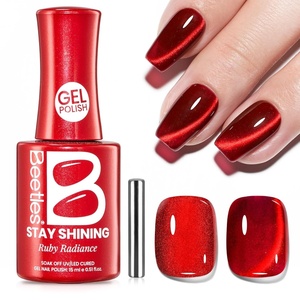 image:imageBeetles Pink Gel Polish  Strawberry Cream 15ML051Fl Oz Light Pink Gel Nail Polish Same Color Same Bottle Soak Off UV LED Lamp Summer Nails Art LongLasting Manicure Salon DIY HomeC  Velvet Red  Ruby Radiance