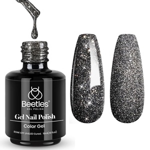 image:imageBeetles Pink Gel Polish  Strawberry Cream 15ML051Fl Oz Light Pink Gel Nail Polish Same Color Same Bottle Soak Off UV LED Lamp Summer Nails Art LongLasting Manicure Salon DIY Home57Shooting Stars