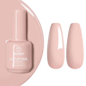 image:imageBeetles Pink Gel Polish  Strawberry Cream 15ML051Fl Oz Light Pink Gel Nail Polish Same Color Same Bottle Soak Off UV LED Lamp Summer Nails Art LongLasting Manicure Salon DIY Home54Light Nude