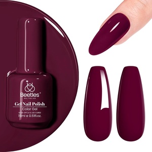 image:imageBeetles Pink Gel Polish  Strawberry Cream 15ML051Fl Oz Light Pink Gel Nail Polish Same Color Same Bottle Soak Off UV LED Lamp Summer Nails Art LongLasting Manicure Salon DIY HomeC  Creme Red  Mellow Plum