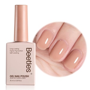 image:imageBeetles Pink Gel Polish  Strawberry Cream 15ML051Fl Oz Light Pink Gel Nail Polish Same Color Same Bottle Soak Off UV LED Lamp Summer Nails Art LongLasting Manicure Salon DIY HomeMocha Mouse Cake