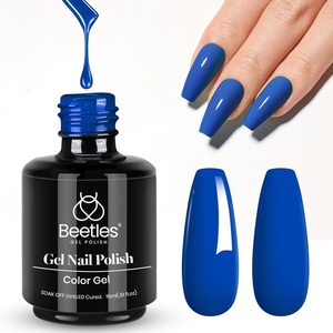 image:imageBeetles Pink Gel Polish  Strawberry Cream 15ML051Fl Oz Light Pink Gel Nail Polish Same Color Same Bottle Soak Off UV LED Lamp Summer Nails Art LongLasting Manicure Salon DIY HomeD  Creme Blue  Cobalt